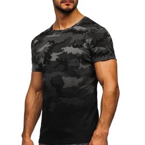 Tricou cu imprimeu grafit army Bolf S808