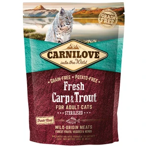 CARNILOVE cat   FRESH STERILISED CARP/trout - 400g