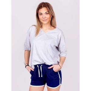 Yoclub Woman's Shorts USK-0018K-1900 Navy Blue