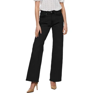 ONLY Dámské džíny ONLJUICY Wide Leg Fit 15235241 Black Denim 27/32