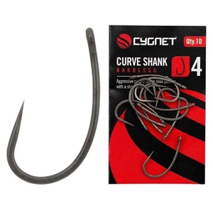 Cygnet háčiky curve shank hooks barbless 10 ks - veľkosť 2