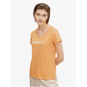 Orange Women's Annealed T-Shirt Tom Tailor Denim - Women