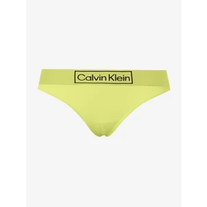 Neonově zelená tanga Calvin Klein - Dámské