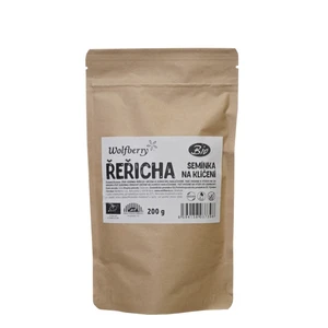 WOLFBERRY Řeřicha semínka na klíčení 200 g BIO