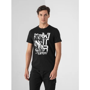 4F MEN'S T-SHIRT TSM016 Černá XL