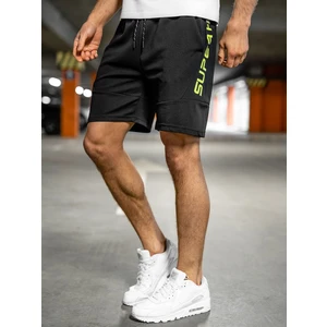 Pantaloni scurți de training negri Bolf KS2596