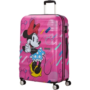 American Tourister Cestovní kufr Wavebreaker Disney Spinner 96 l - fuchsiová