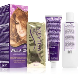 Wella Wellaton Permanent Colour Crème barva na vlasy odstín 8/74 Caramel Chocolate