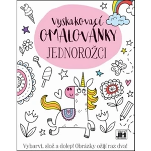 Vyskakovací omalovánky Jednorožci [Papírenské zboží]