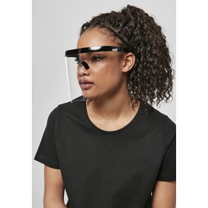 Sunglasses with front lens black/transparent