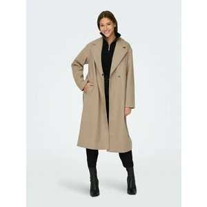 Beige women's coat JDY Viola - Women