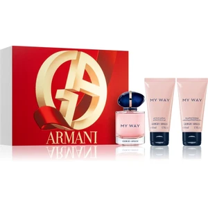 Giorgio Armani My Way – EDP 50 ml (plniteľná) + telové mlieko 50 ml + sprchový gél 50 ml