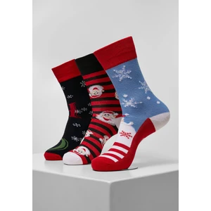 Santa Ho Christmas Socks - 3-Pack multicolor