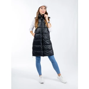 Women's quilted vest GLANO - black