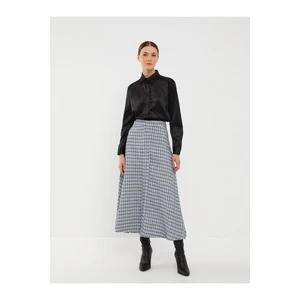 LC Waikiki Women's Patterned A-Line Tweed Skirt