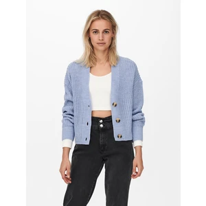 Light Blue Ladies Cardigan ONLY Carol - Ladies