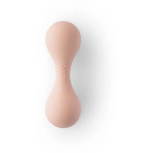 Mushie Silicone Rattle Toy hrkálka Blush 1 ks