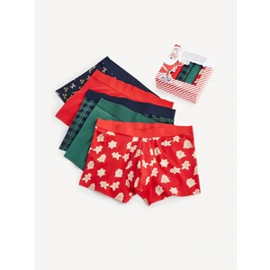 Celio Boxer Shorts in Gift Box, 5 Pieces - Men's