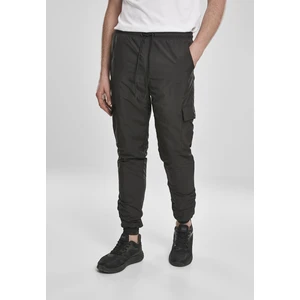 Cargo Nylon Track Pants Black