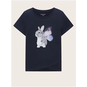 Dark blue girly T-shirt Tom Tailor - Girls