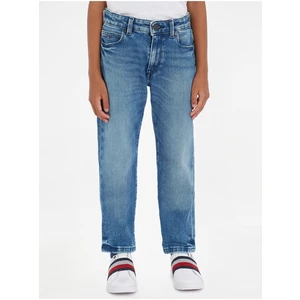 Blue Boys Straight Fit Jeans Tommy Hilfiger - Boys