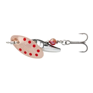 Savage gear třpytka sticklebait spinner copper red dots - 3 9,1 g