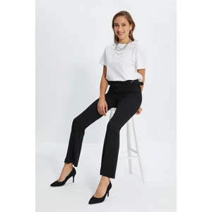 Trendyol Black High Waist Trousers