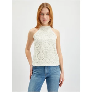 Orsay Creamy Women's Lace Top - Women