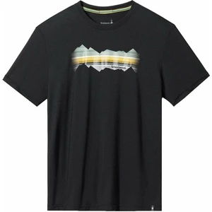 Smartwool Mountain Horizon Graphic Short Sleeve Tee Black L Póló