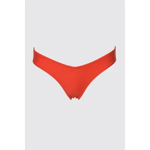 Trendyol Red Textured Bikini dół