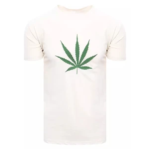 Men's ecru T-shirt Dstreet