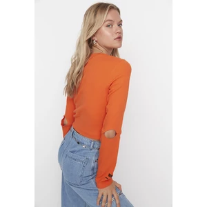 Trendyol Blouse - Orange - Regular fit