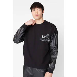 Trendyol Sweatshirt - Black - Regular fit