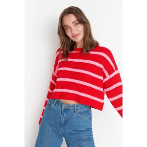 Trendyol Sweater - Red - Regular fit