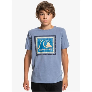 Light Purple Boys' T-Shirt Quiksilver Square Bubble - Boys