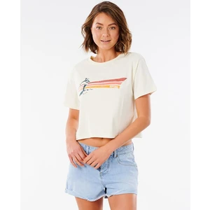 Tričko Rip Curl GOLDEN STATE CROP TEE  Bone