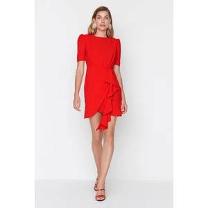 Trendyol Red Ruffle Detailed Dress