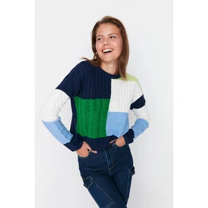 Trendyol Sweater - Blue - Regular fit