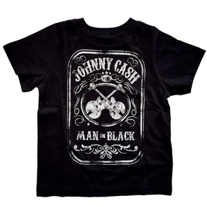 Johnny Cash T-Shirt Man In Black Black 4 Years