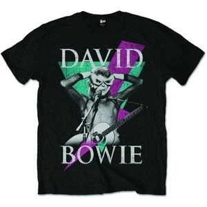 David Bowie Maglietta Thunder Grafica-Nero L