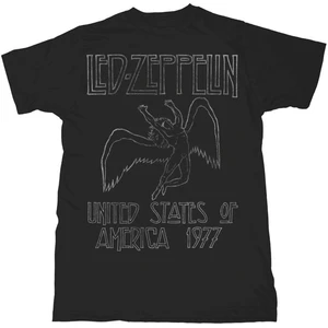 Led Zeppelin Koszulka Usa 1977 Czarny S