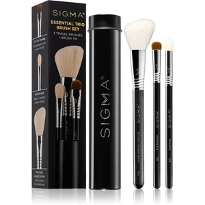 Sigma Beauty Essential Trio Brush Set sada štetcov s puzdrom II.