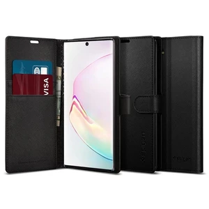 Tok Spigen Wallet S Samsung Galaxy Note 10, N975F, fekete