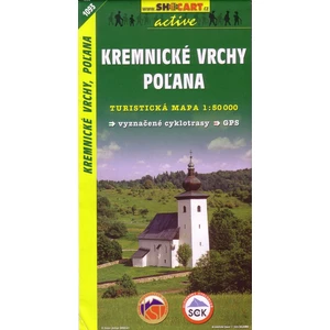 1093 Slovensko, Kremnické vrchy, Poľana  / Turistická mapa SHOCart