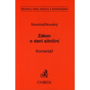 Zákon o dani silniční, komentář - Novotná