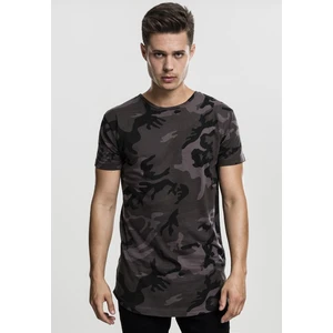 Camo Shaped Long Tee dark camo