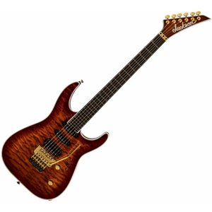 Jackson Pro Plus Series Soloist SLA3Q EB Amber Tiger Eye Guitarra eléctrica