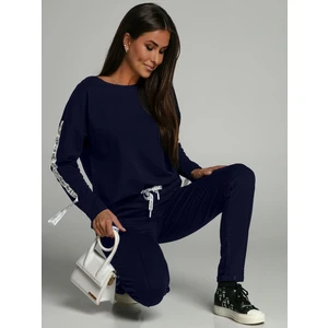 Women's dark blue tracksuit