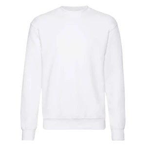 Men's White Sweatshirt Set-in Sweat Fruit of the Loom