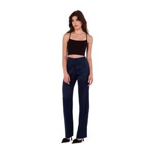 Makover Woman's Trousers K174 Navy Blue